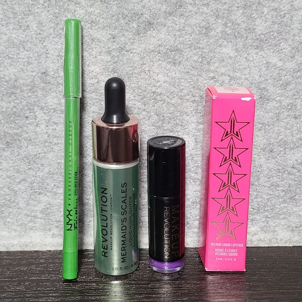 NEW 4pc Bundle - Fantasy Cosplay Shades - MAKEUP REVOLUTION, Jeffree Star, NYX